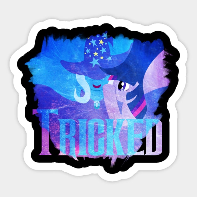 TRICK-ED Sticker by Novanator